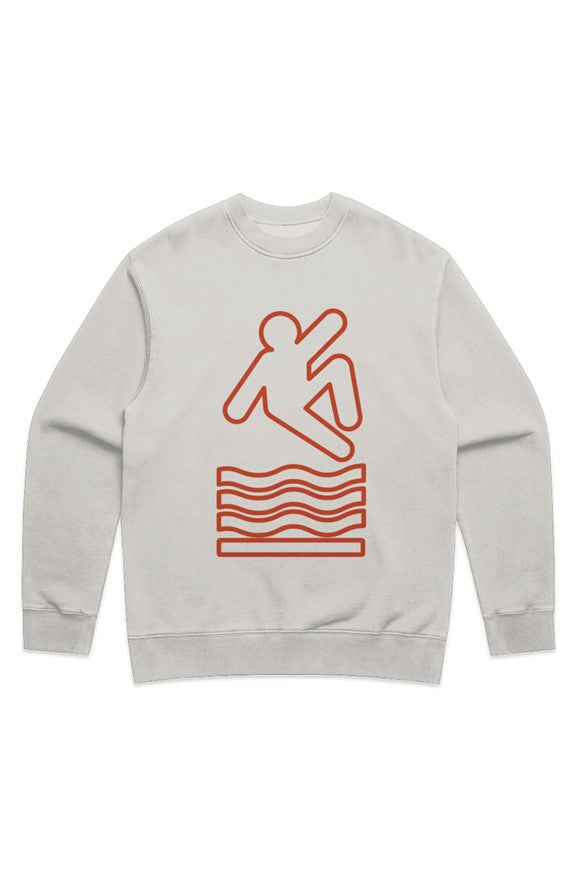 MENS RELAX FADED CREW