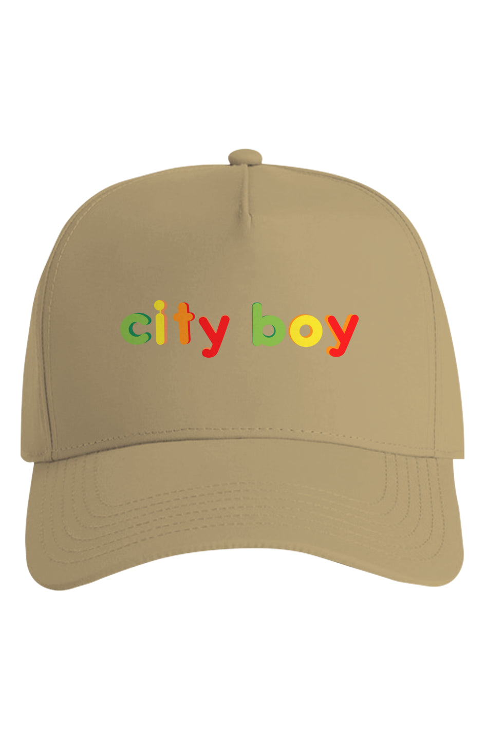 city boy nylon hat - Embroidered