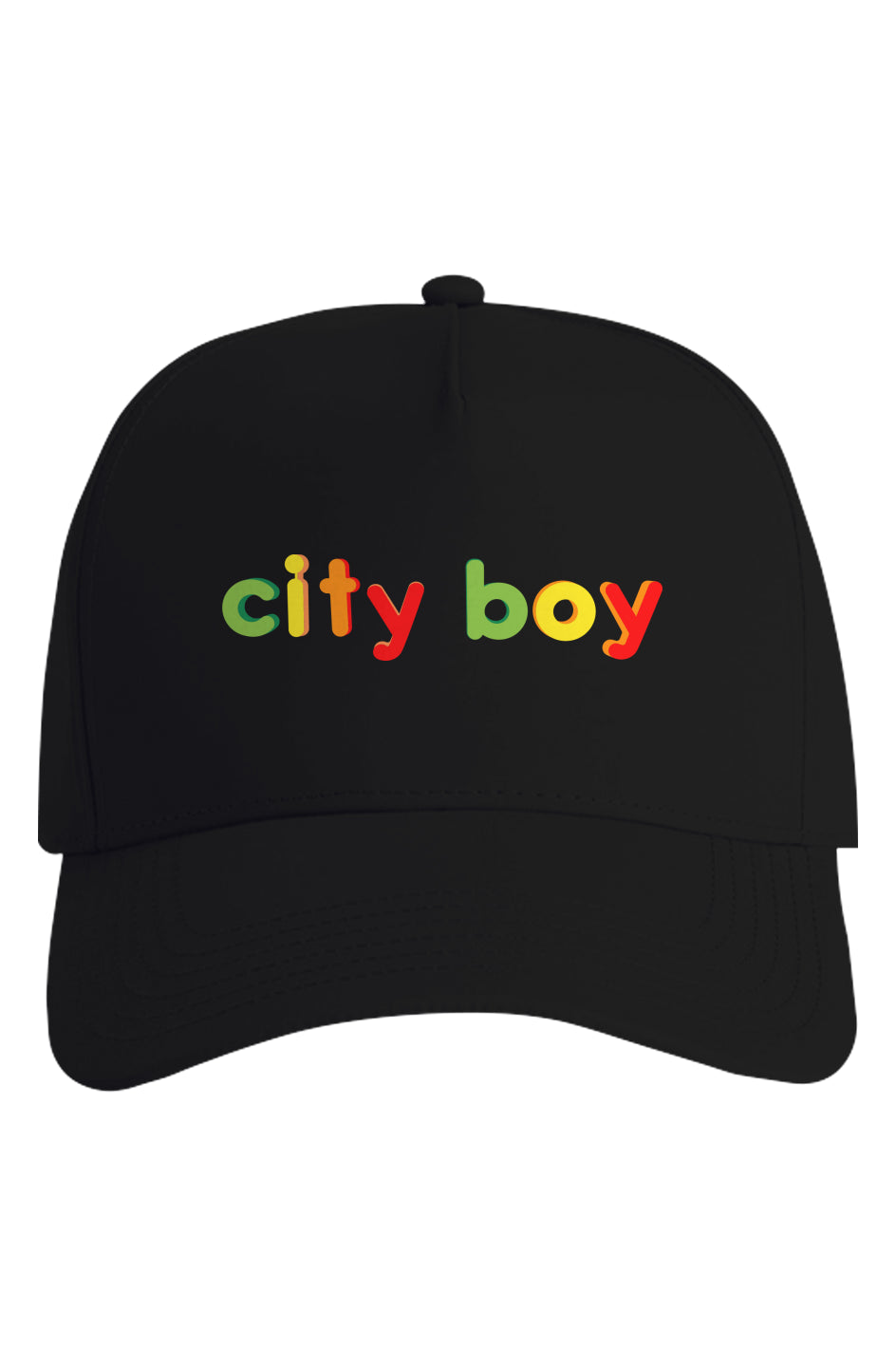 city boy nylon hat - Embroidered