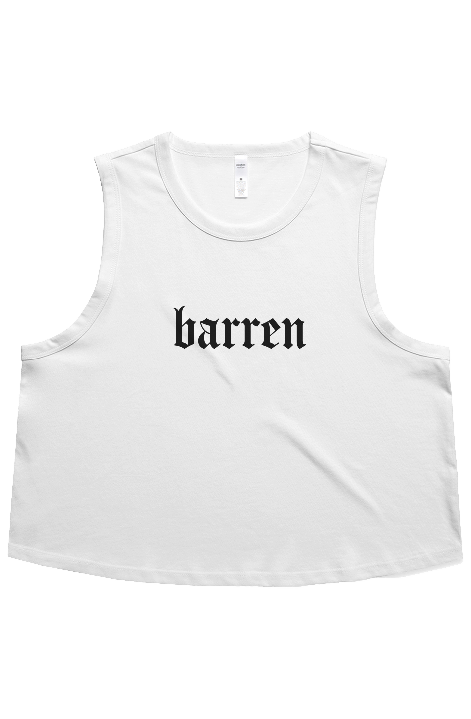Barren Crop Top - Direct To Film on Cotton