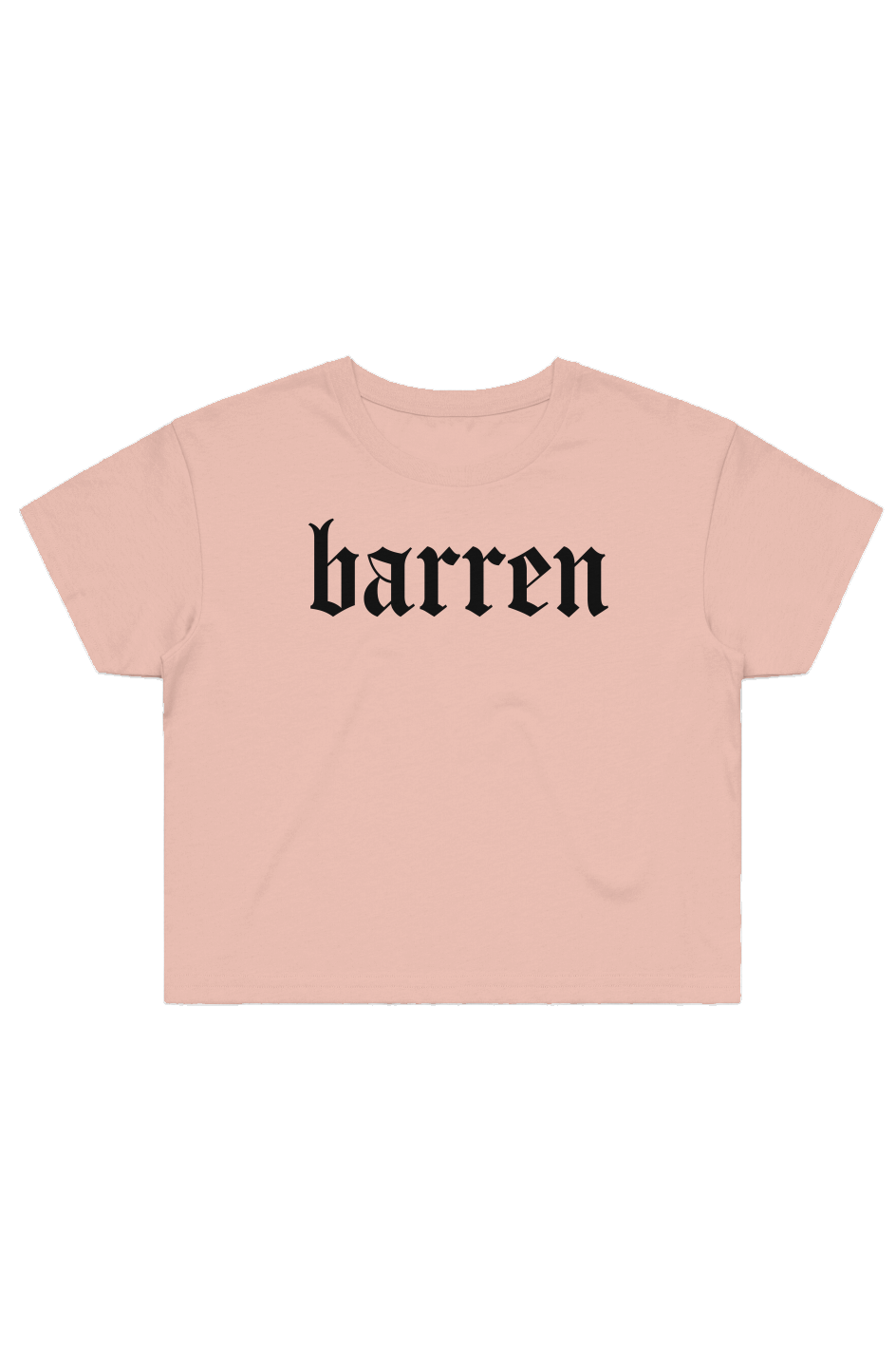 Barren Crop Tee - Direct to Film on Cotton crop tee