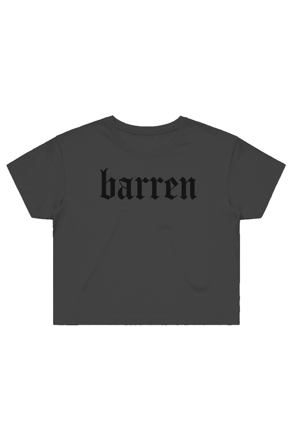 Barren Crop Tee - Direct to Film on Cotton crop tee